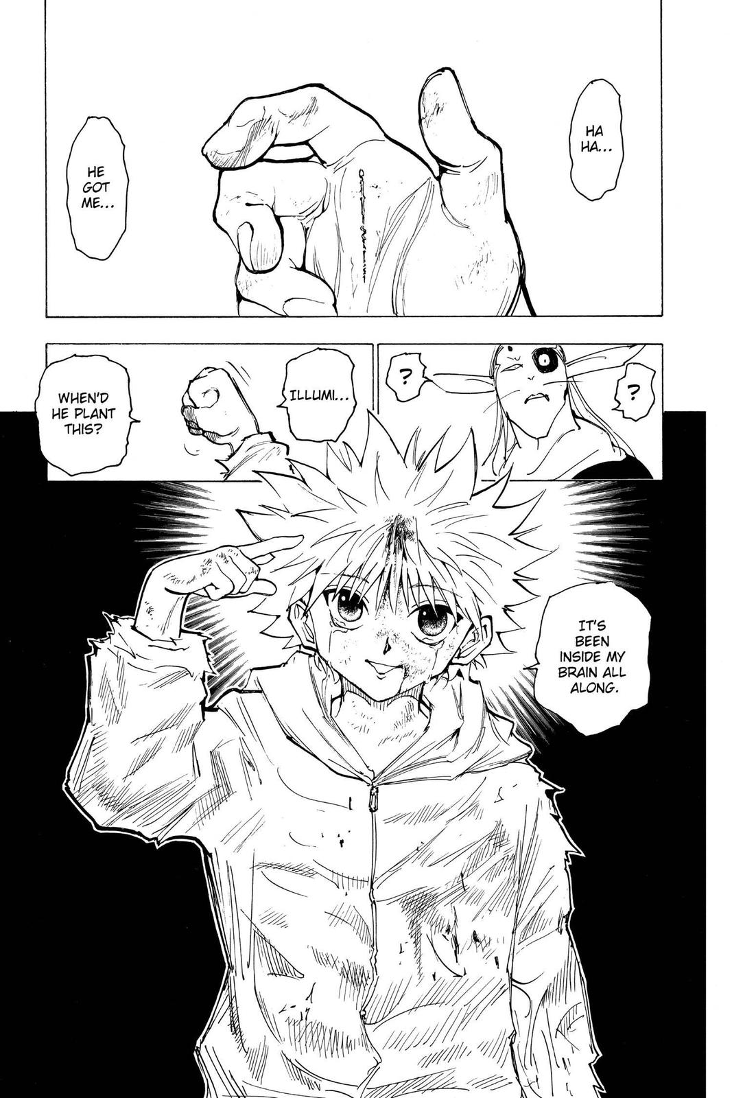 how did killua enter NGL with that needle in his head? : r/HunterXHunter