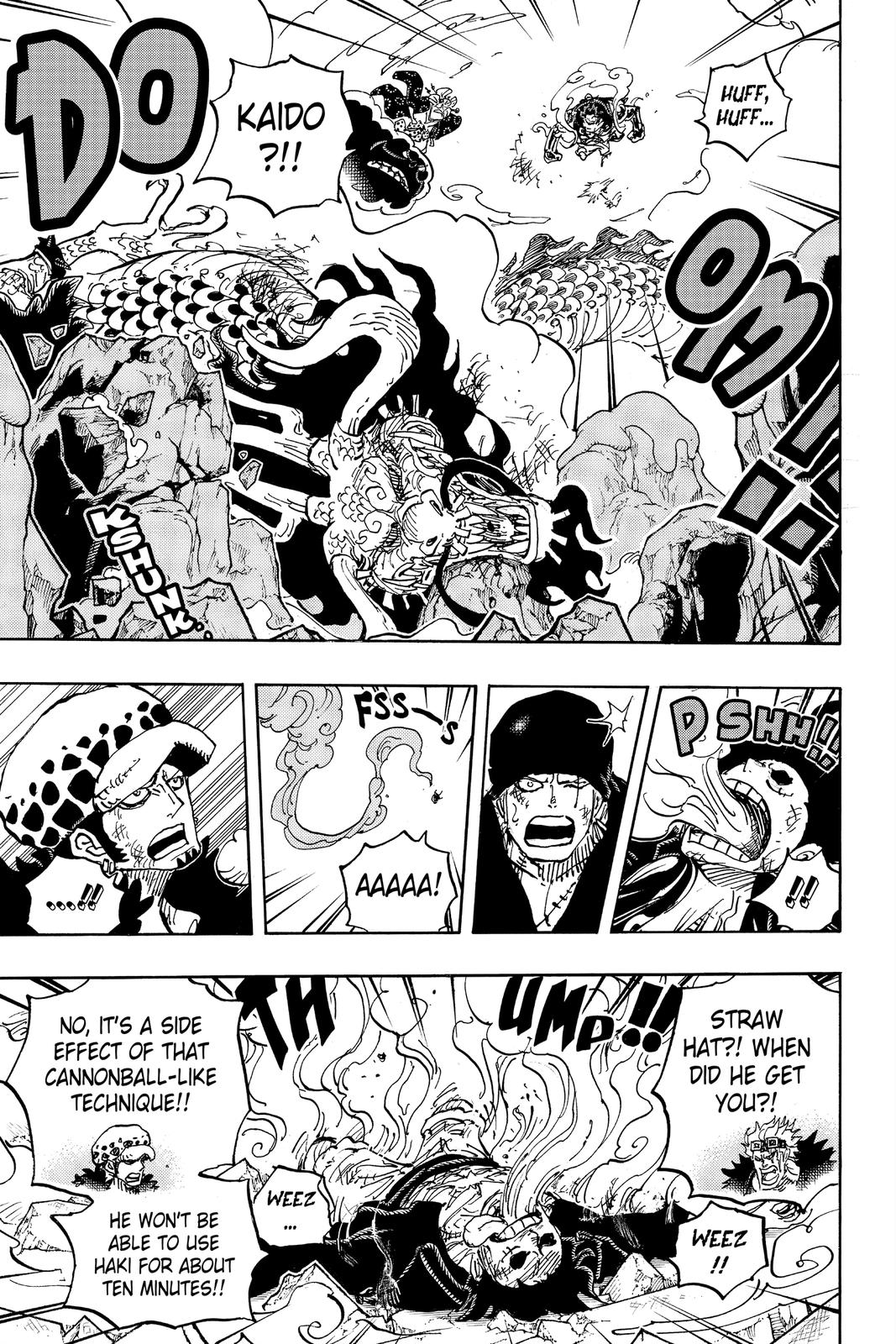 Rob Lucci(Awakened) vs G4 Luffy