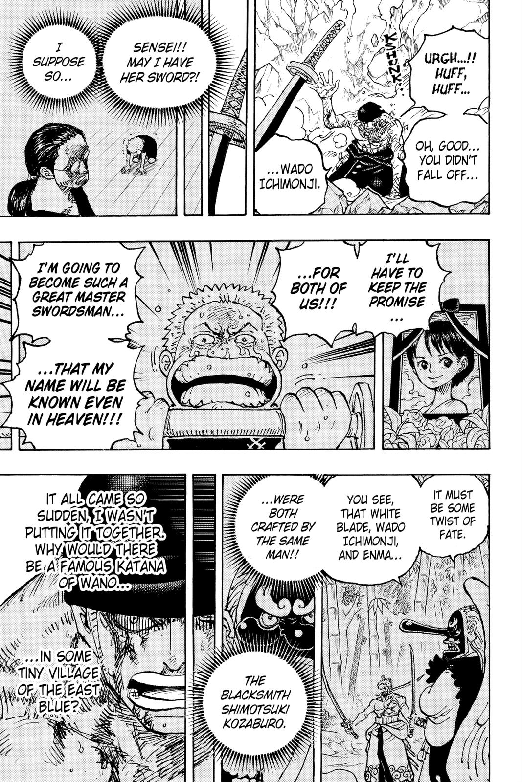 Reminder : In japanese, the word translated as Best friend in episode  1060 / chapter 1034 has always been used for Kuina specifically : r/OnePiece